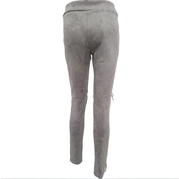 NEW! Suede Lace-up Pants - Picture 4 of 6